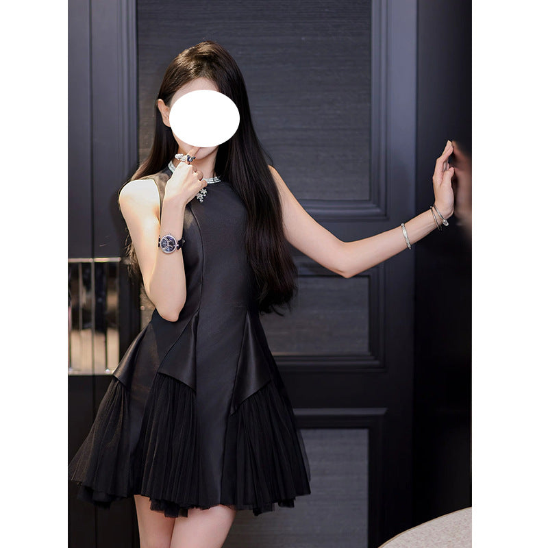 Robe poire scellée en maille bouffante
