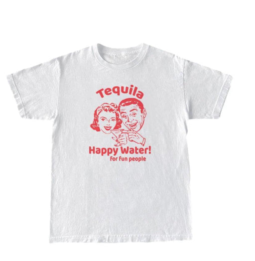 T-shirts Graphiques Rétro Tequila Femme Mignons Drôles Alcoo