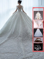 Robe de mariée bustier française