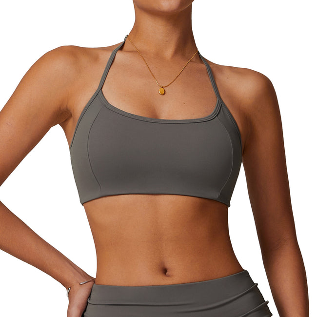 Soutien-gorge de yoga dos nageur ajusté pour femme Main Image