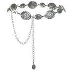 Bohemian Antique Style Metal Waist Chain SUNFLOWER Belt