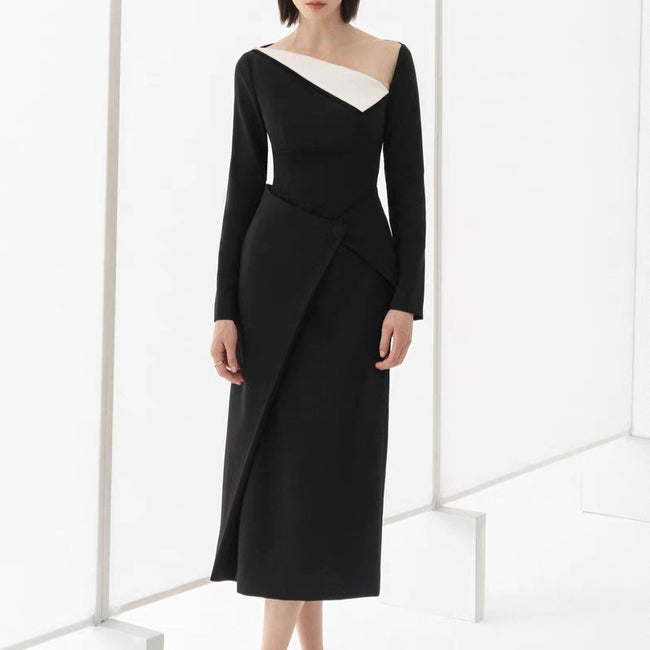 Robe femme couture française personnalité mode Main Image