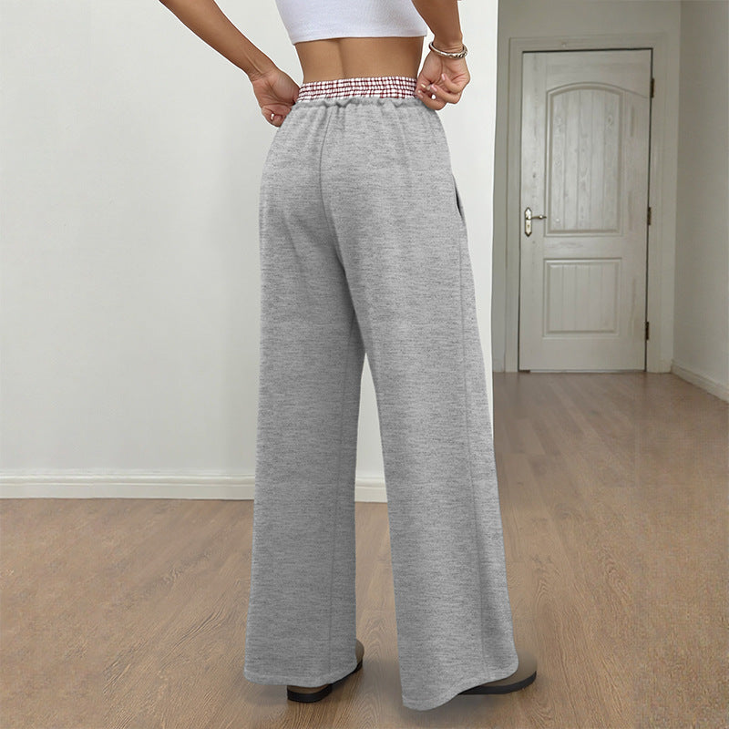 Pantalon droit décontracté pour femme