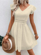 Lace Elegant Casual Mid-length Women's Dress