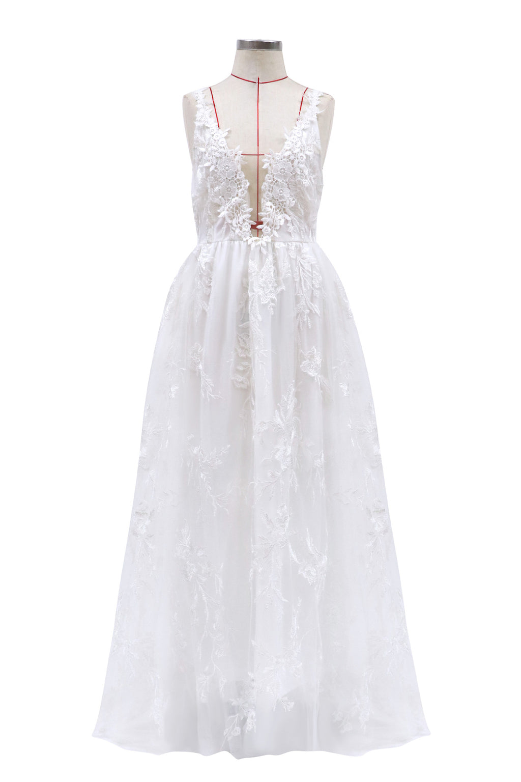 Robe de soirée de mariée sexy à bretelles