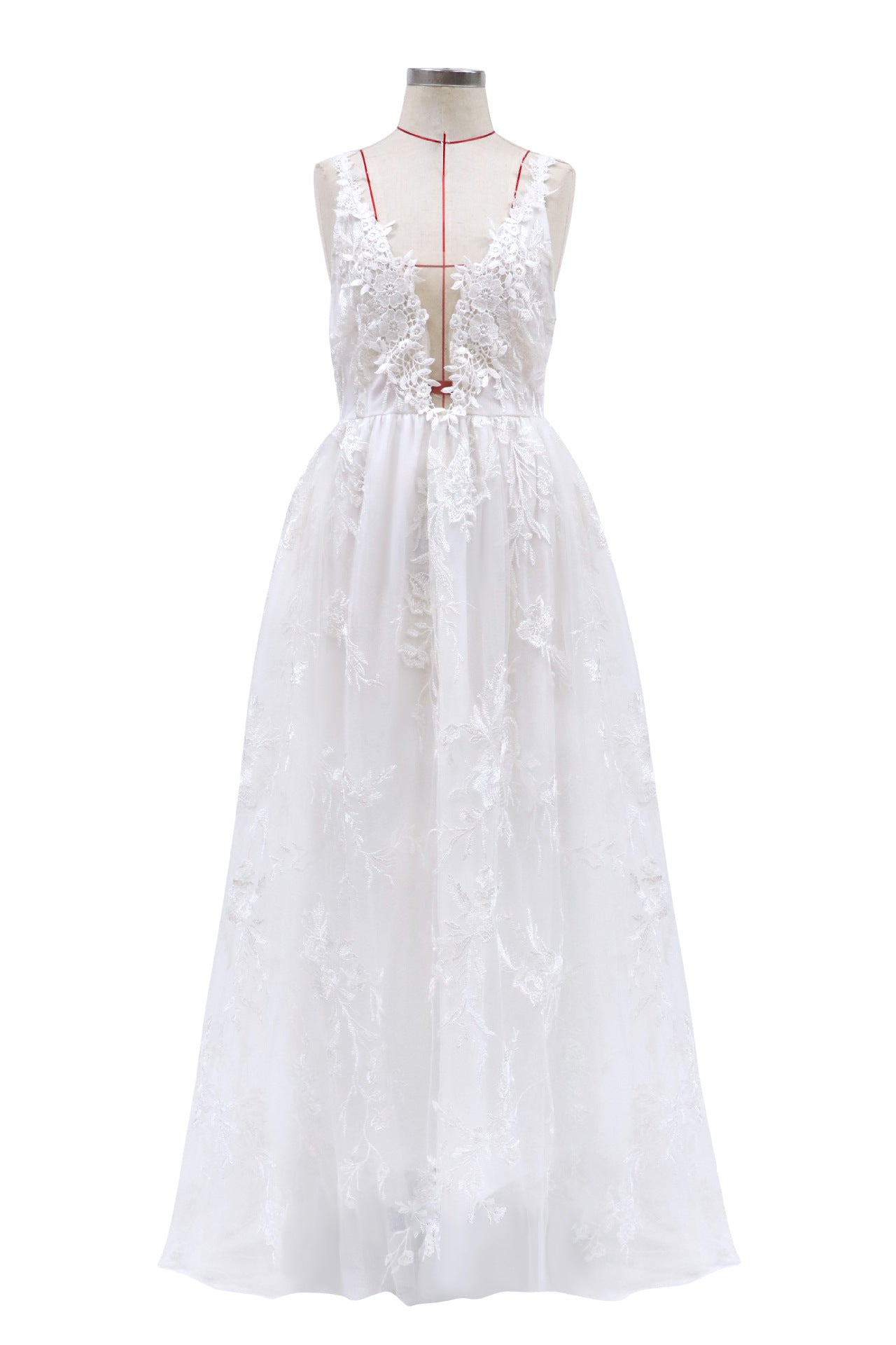 Robe de soirée de mariée sexy à bretelles