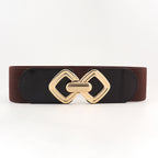 Décoration de joint de taille large pour femme avec ceinture élastique