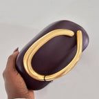 Sac de soirée à bandoulière rond classique européen et américain pour femme