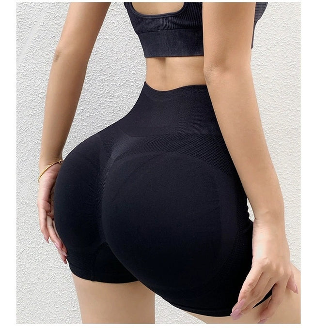 Shorts de yoga fitness, leggings sans couture de levage de fesses pour femmes, pour la gym Main Image