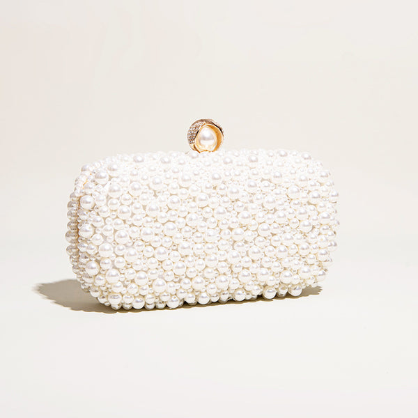 Sac de soirée femme pochette perles