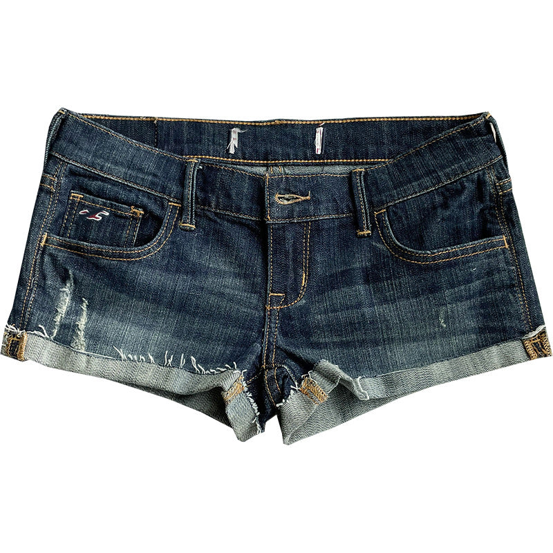 Shorts en jean moulants extensibles d'été pour femmes