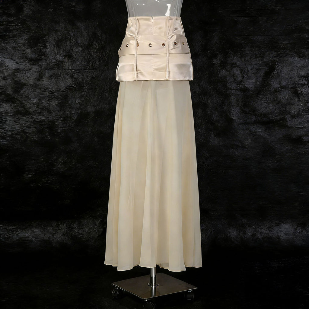 Jupe en satin vintage sexy et flatteuse pour femme