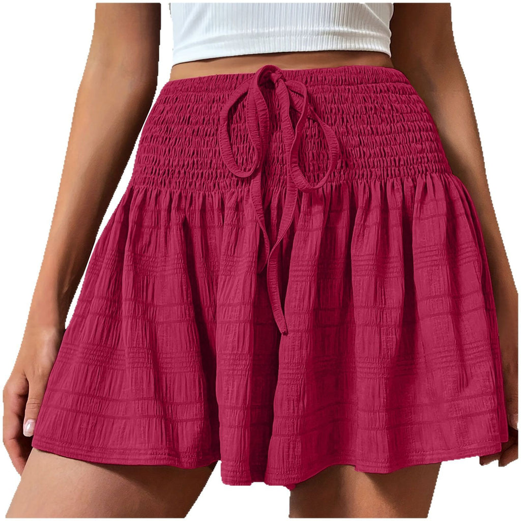 Shorts à cordon élégants et minimalistes pour femmes