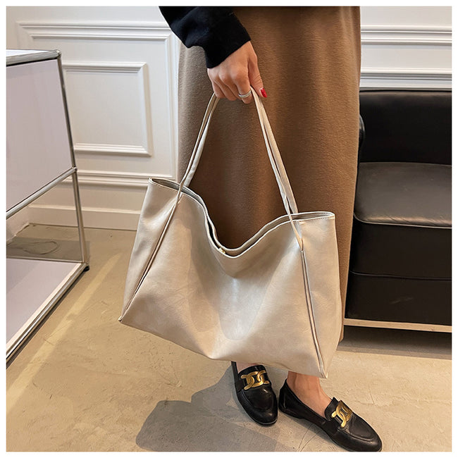 Sacs à bandoulière vintage pour femmes Grande capacité Sac à main fourre-tout Main Image