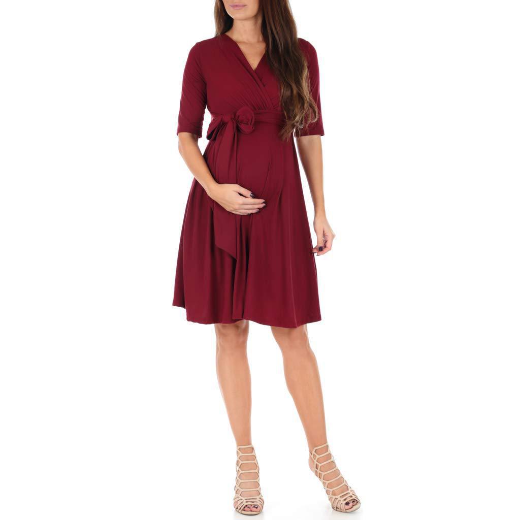 Vêtements d'allaitement pour femmes Robe de grossesse