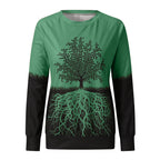 Pull de Noël à manches longues pour femme