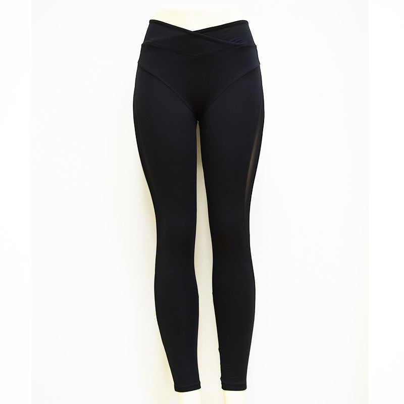 Nouveau Legging de sport élastique taille haute pour femme