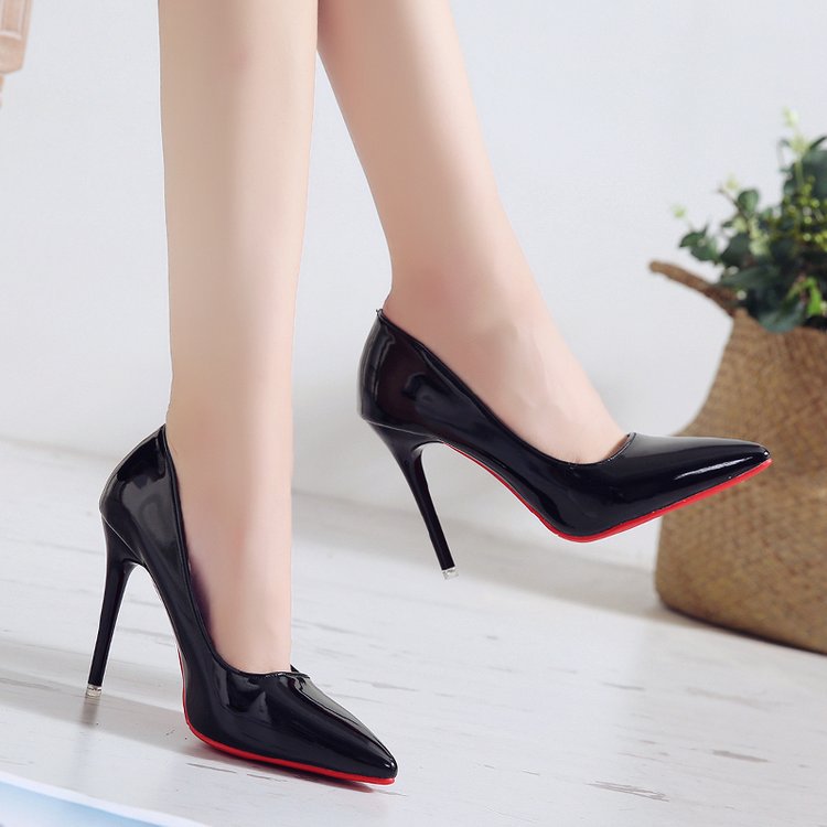 Escarpins à bout pointu talons hauts chaussures de travail