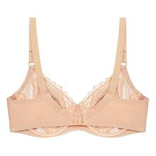 Soutien-gorge en dentelle de couleur unie pour femmes, grandes tailles Main Image
