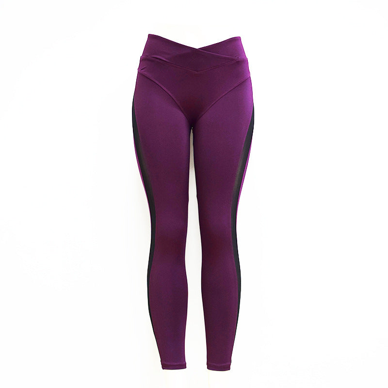 Nouveau Legging de sport élastique taille haute pour femme