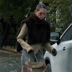 Nouveau gilet en fourrure sans manches à demi-col roulé de couleur unie pour femmes