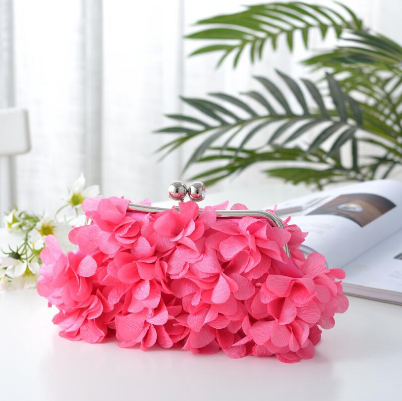Sac de Soirée de Mariage Flowe Pochette de Soirée Cheongsam Tendance