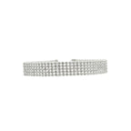 Collier ras du cou entièrement en cristal strass pour femmes, bijoux de mariage, ras de cou pour femmes