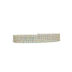 Collier ras du cou entièrement en cristal strass pour femmes, bijoux de mariage, ras de cou pour femmes
