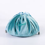 Nouveaux sacs cosmétiques en velours avec oreilles de lapin de dessin animé, trousse de maquillage, sacs cadeaux auto-adhésifs pour Pâques joyeuses pour filles