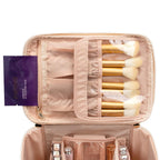 Trousse de Maquillage Portable, Grande Trousse de Toilette, Rangement de Haute Qualité