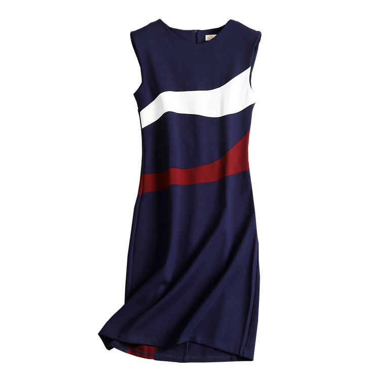 Robe débardeur de couleur contrastée universelle