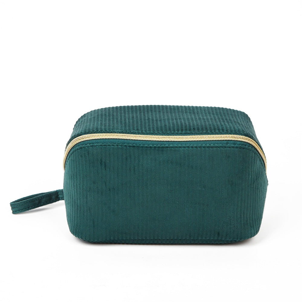 Trousse de Maquillage Rayée Grande Capacité Sac de Voyage