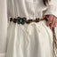 Ceinture tissée à la main de style ethnique rétro pour femme