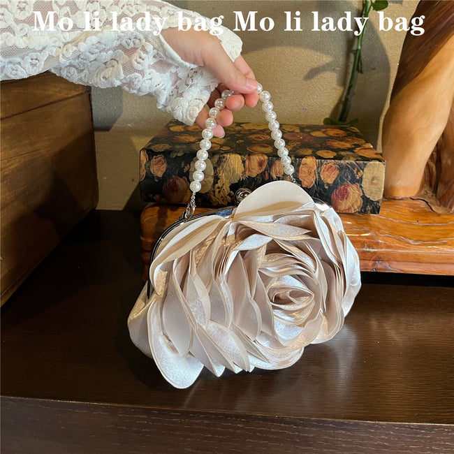 Nouveau sac de soirée rétro chinois, pochette fleurie pour femme Main Image