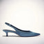 Talons hauts en jean bleu pour femme