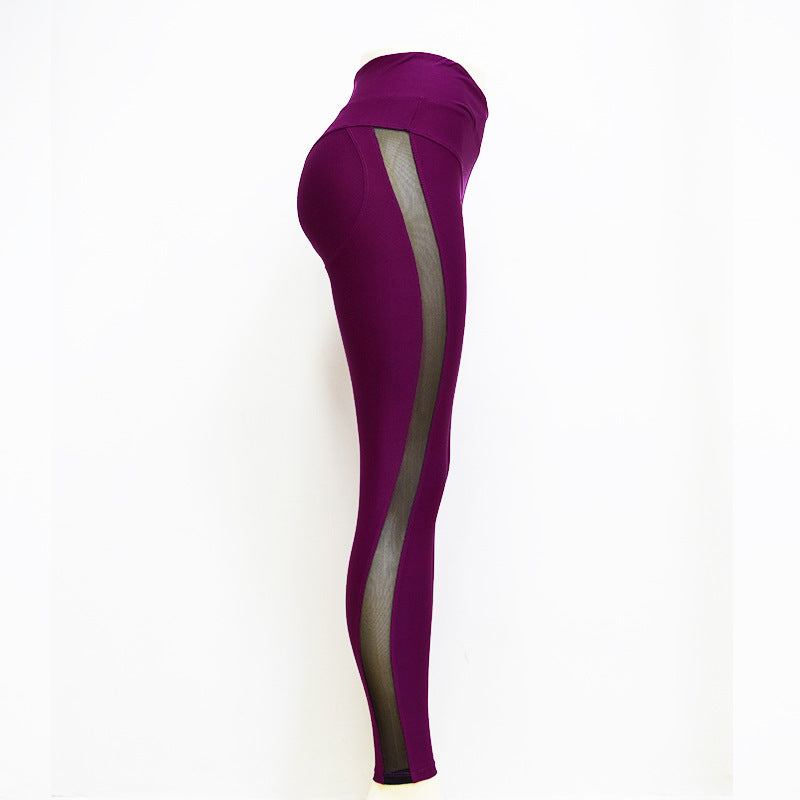 Nouveau Legging de sport élastique taille haute pour femme
