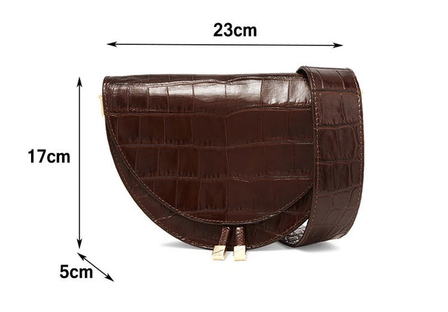 Sac à bandoulière pour femme motif serpent Main Image