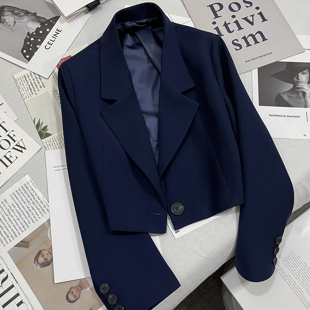 Blazer chic style navette pour femmes petites