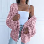 Gilet chauve-souris pull femme peluche