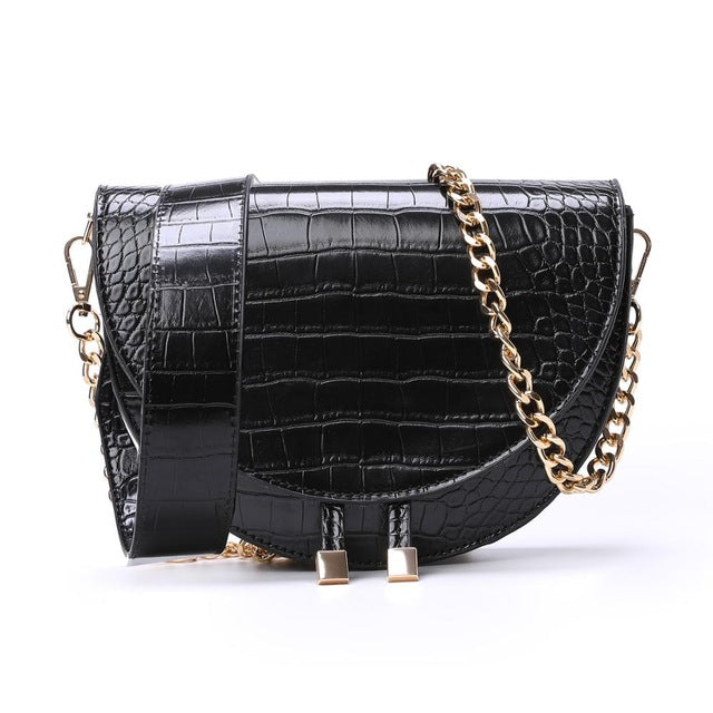 Sac à bandoulière pour femme motif serpent