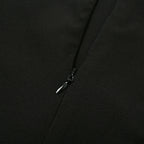 Blazer irrégulier à col en V profond