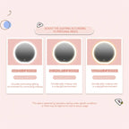 Round Smart LED Makeup Bag With Mirror Lights Women Beauty Bag Large Capacity PU Leather Travel Organizers Cosmetic Case