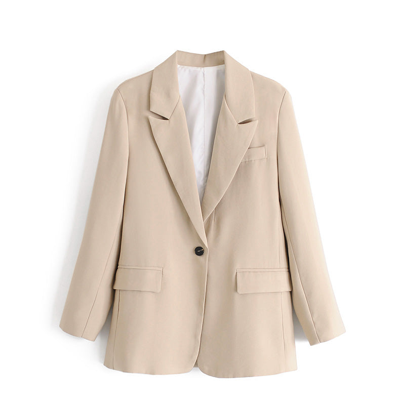 Blazer cintré, drapé, à boutons, qui s'accorde avec tout