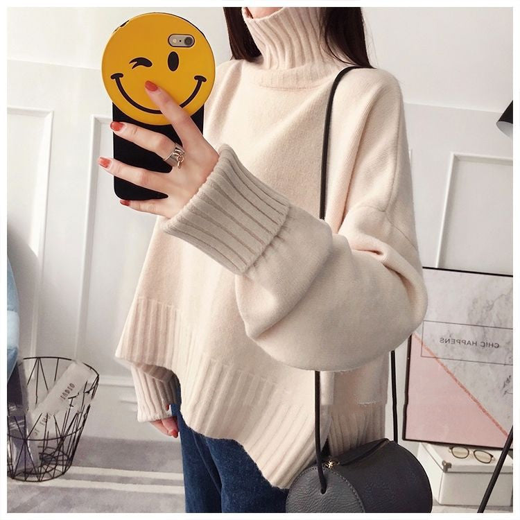 Pull à col roulé Femme Mode Épaississant