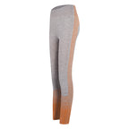 Legging de sport taille haute femme tricoté pour entraînement course yoga