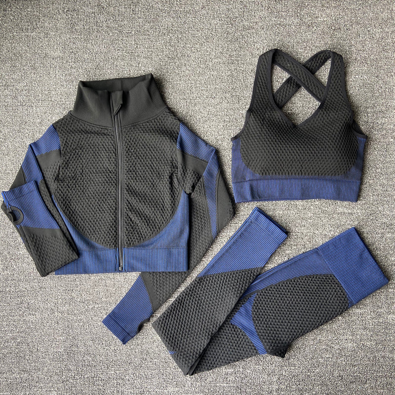 Ensemble de yoga pour femme, tenue de sport pour la gym