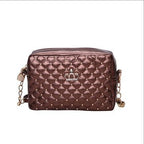 Sac à bandoulière en PU clouté pour femme