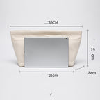 Trousse de voyage en toile de coton pour maquillage