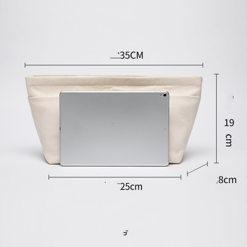 Trousse de voyage en toile de coton pour maquillage