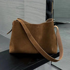 Nouveau sac fourre-tout avancé en cuir mat pour femme